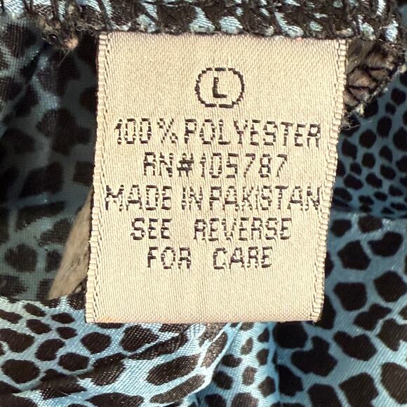 Vintage 90s Y2k Animal Print Satin Mini Slip Dress Bratz Trashy Party Bimbo L - Picture 4 of 5